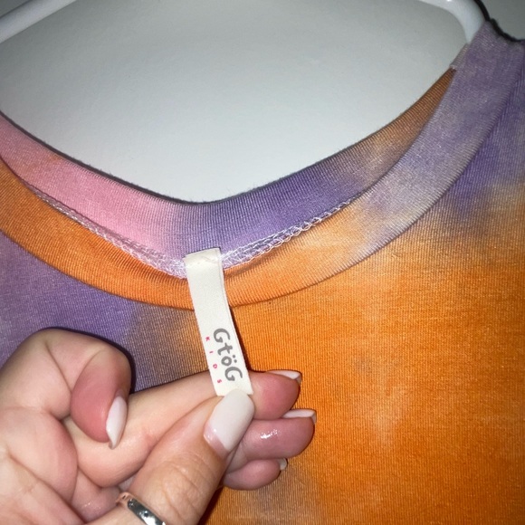 NWOT Tie Dye twisted front tee - Picture 5 of 5